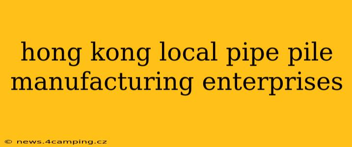 hong kong local pipe pile manufacturing enterprises
