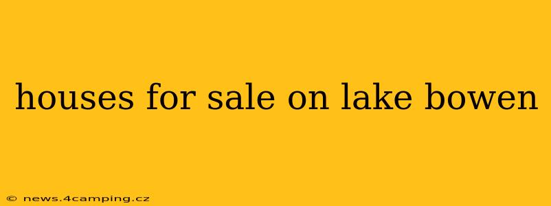 houses for sale on lake bowen