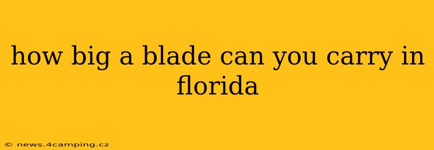 how big a blade can you carry in florida