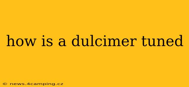 how is a dulcimer tuned