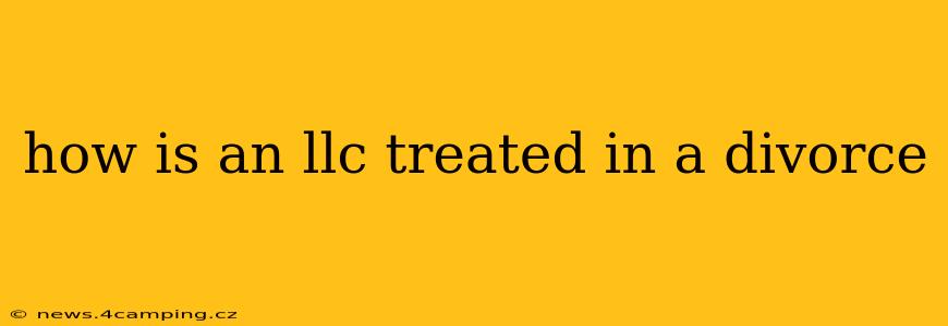 how is an llc treated in a divorce