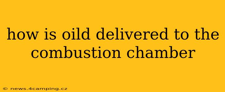 how is oild delivered to the combustion chamber