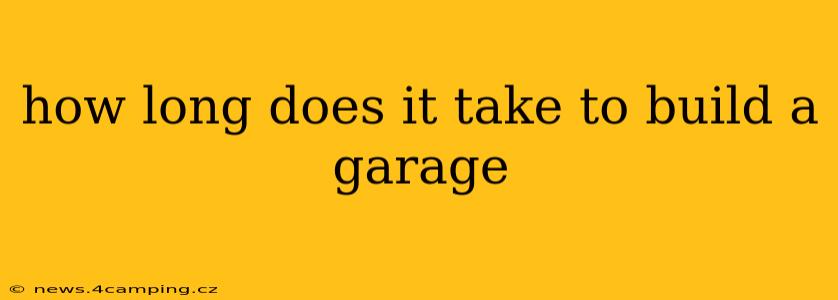 how long does it take to build a garage