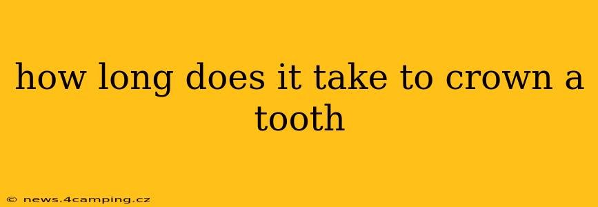how long does it take to crown a tooth