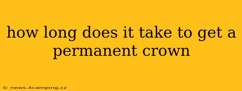 how long does it take to get a permanent crown