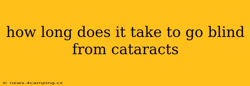 how long does it take to go blind from cataracts