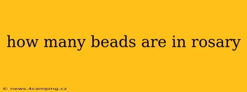 how many beads are in rosary