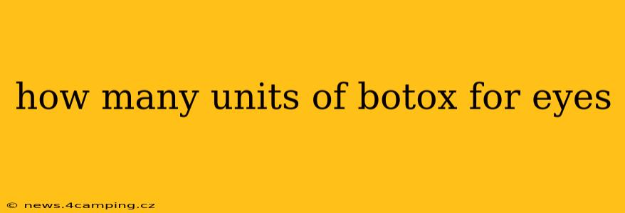 how many units of botox for eyes