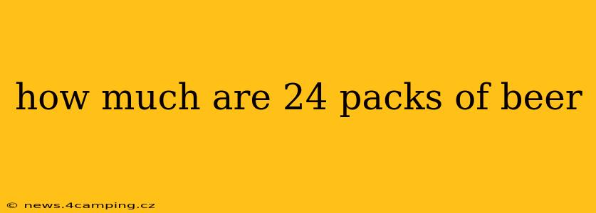 how much are 24 packs of beer