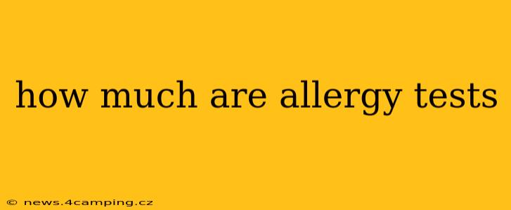 how much are allergy tests