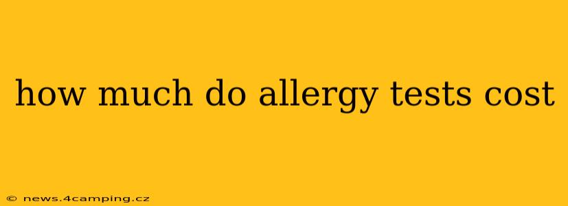 how much do allergy tests cost
