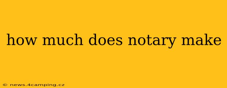 how much does notary make