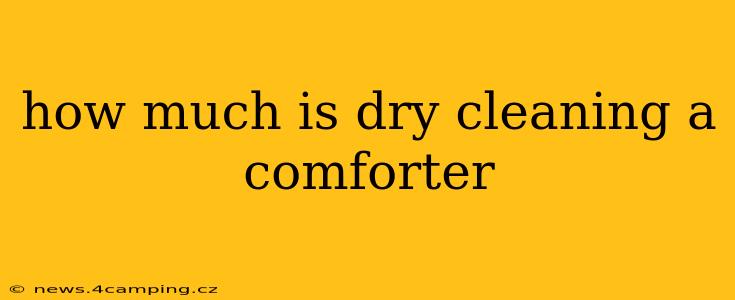 how much is dry cleaning a comforter