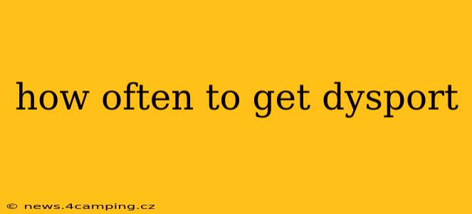 how often to get dysport