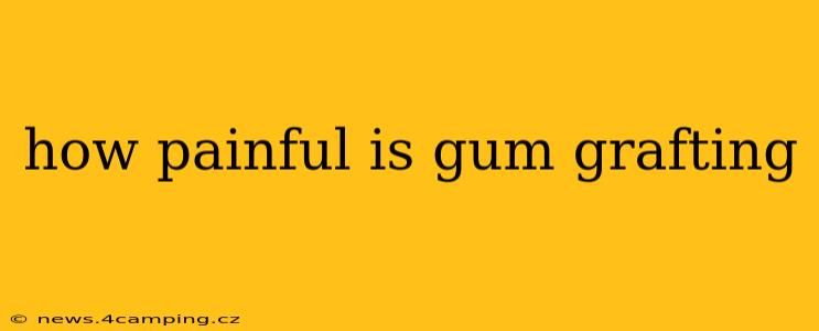 how painful is gum grafting