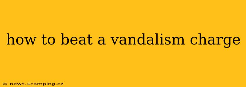 how to beat a vandalism charge