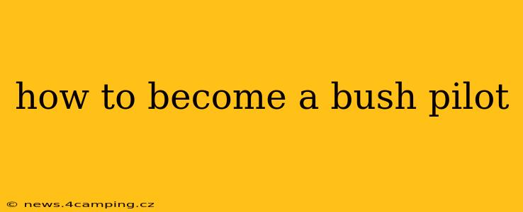 how to become a bush pilot