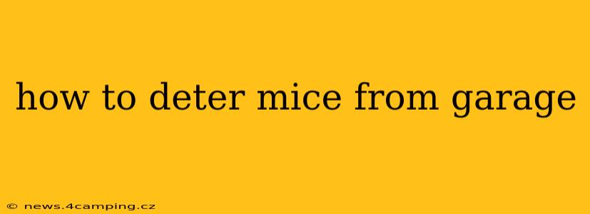 how to deter mice from garage