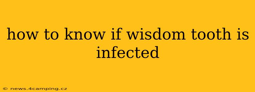 how to know if wisdom tooth is infected