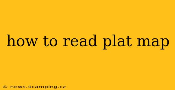 how to read plat map
