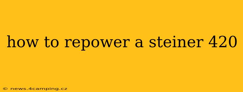 how to repower a steiner 420