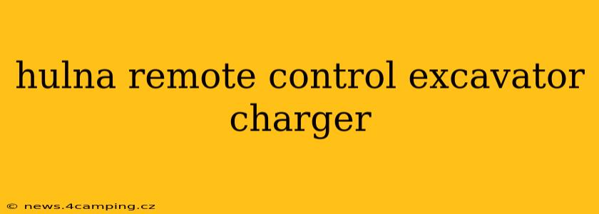 hulna remote control excavator charger