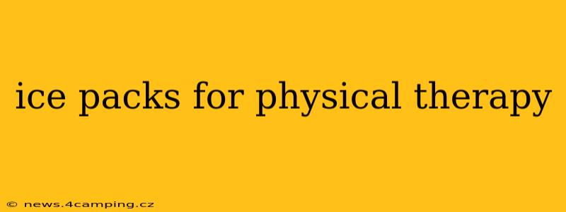 ice packs for physical therapy
