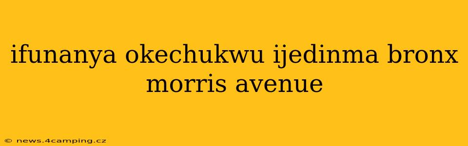 ifunanya okechukwu ijedinma bronx morris avenue ifunanya okechukwu ijedinma bronx morris avenue