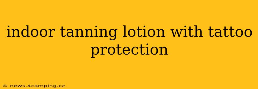 indoor tanning lotion with tattoo protection