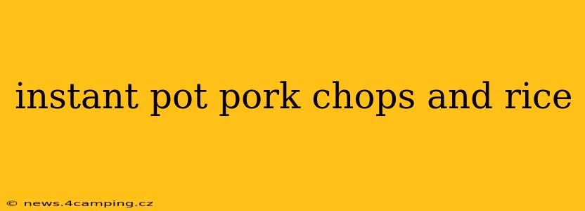 instant pot pork chops and rice