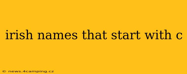 irish names that start with c