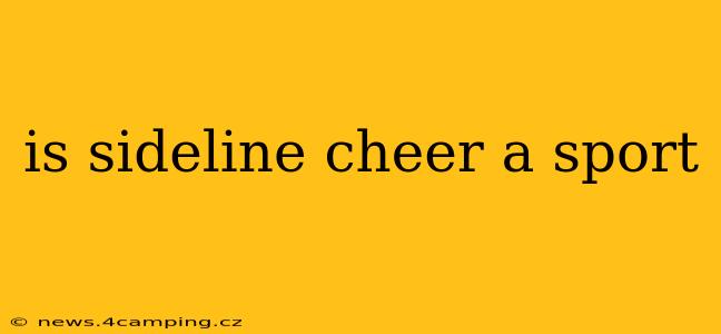 is sideline cheer a sport