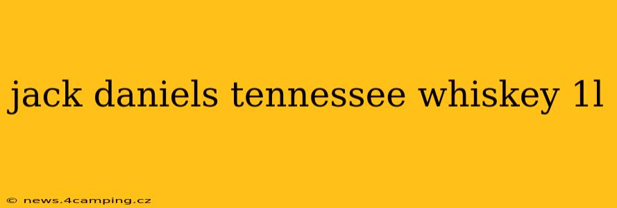 jack daniels tennessee whiskey 1l
