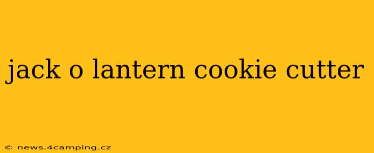 jack o lantern cookie cutter