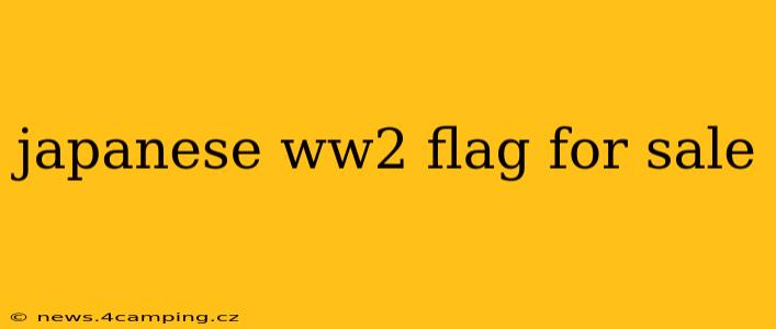 japanese ww2 flag for sale