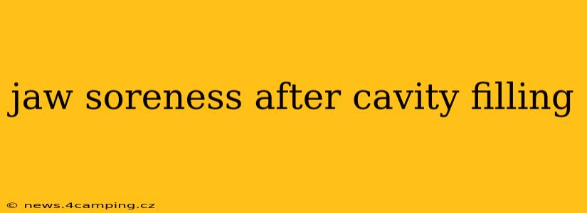 jaw soreness after cavity filling