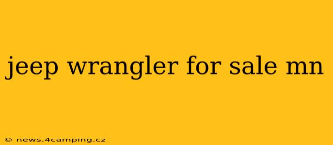 jeep wrangler for sale mn