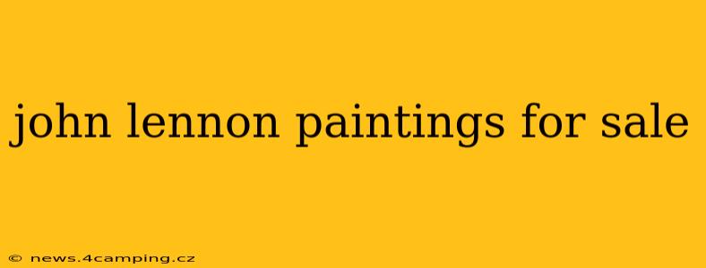 john lennon paintings for sale