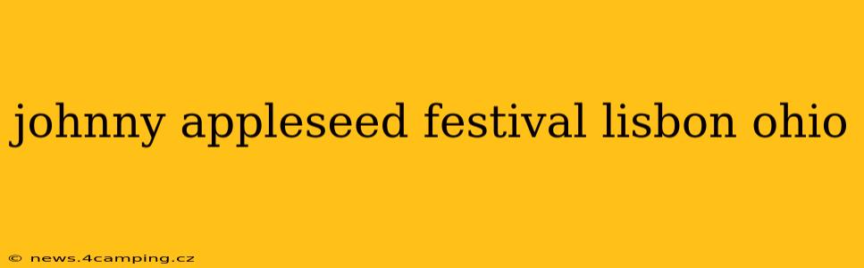 johnny appleseed festival lisbon ohio