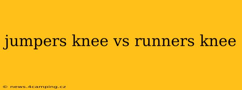 jumpers knee vs runners knee