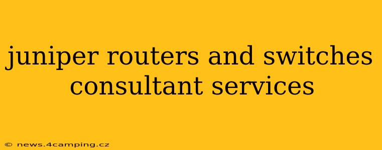 juniper routers and switches consultant services
