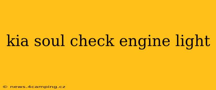 kia soul check engine light