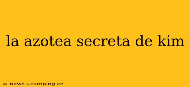 la azotea secreta de kim