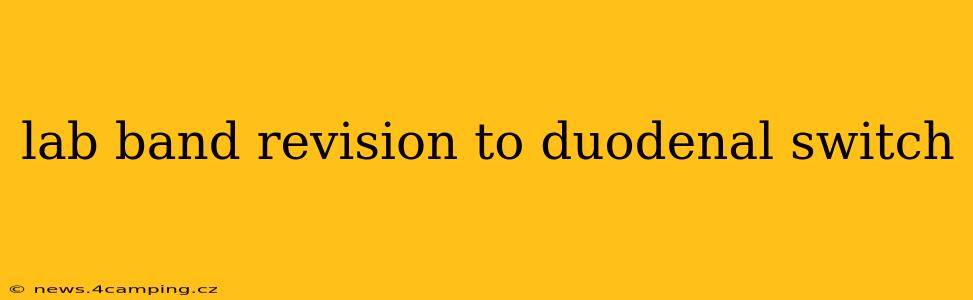 lab band revision to duodenal switch
