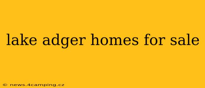lake adger homes for sale