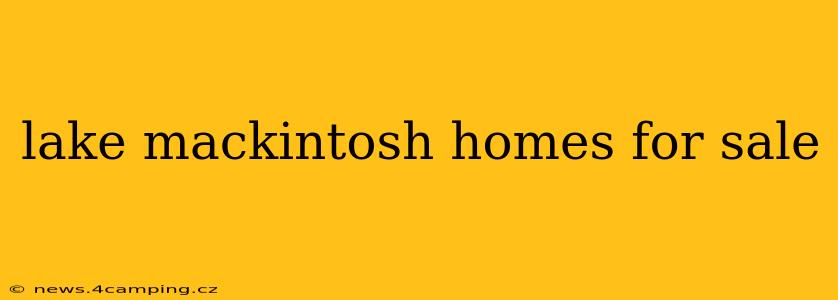 lake mackintosh homes for sale