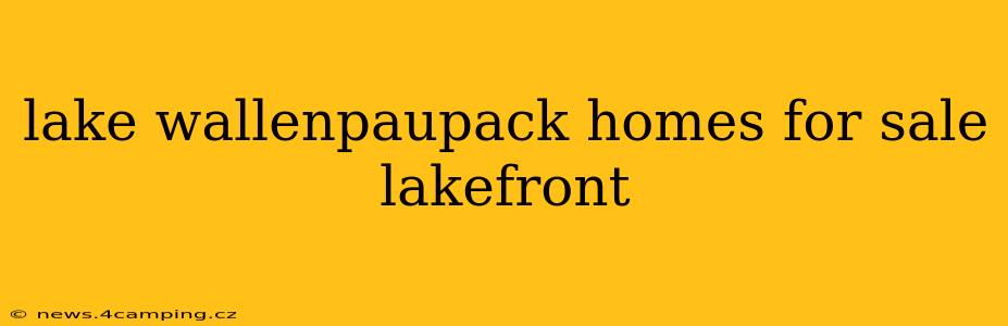 lake wallenpaupack homes for sale lakefront