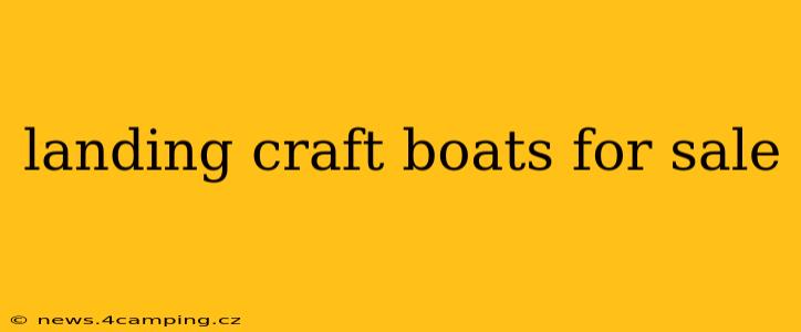 landing craft boats for sale