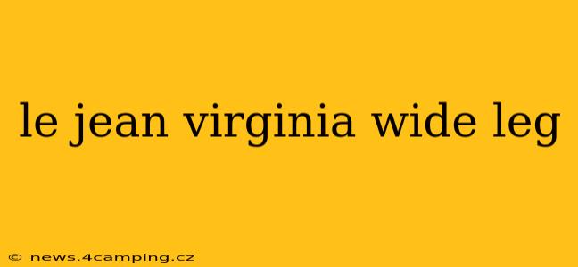 le jean virginia wide leg