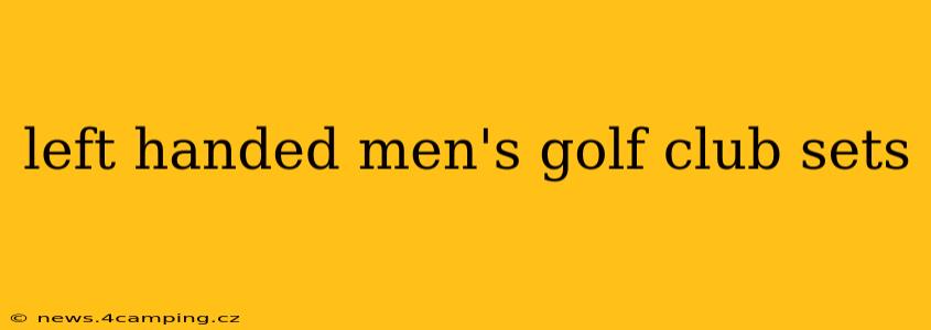 left handed men's golf club sets